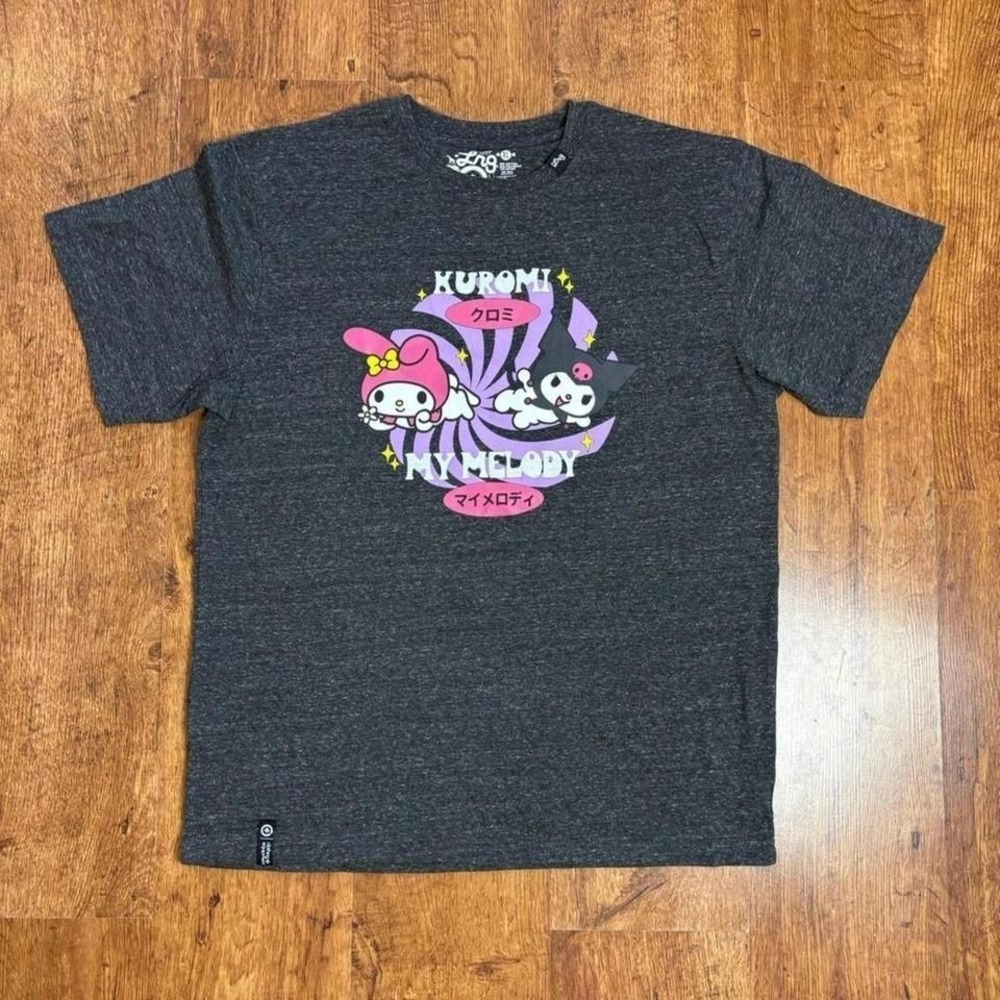 LRG x Sanrio My Melody and Kuromi dark grey graphic t-shirt